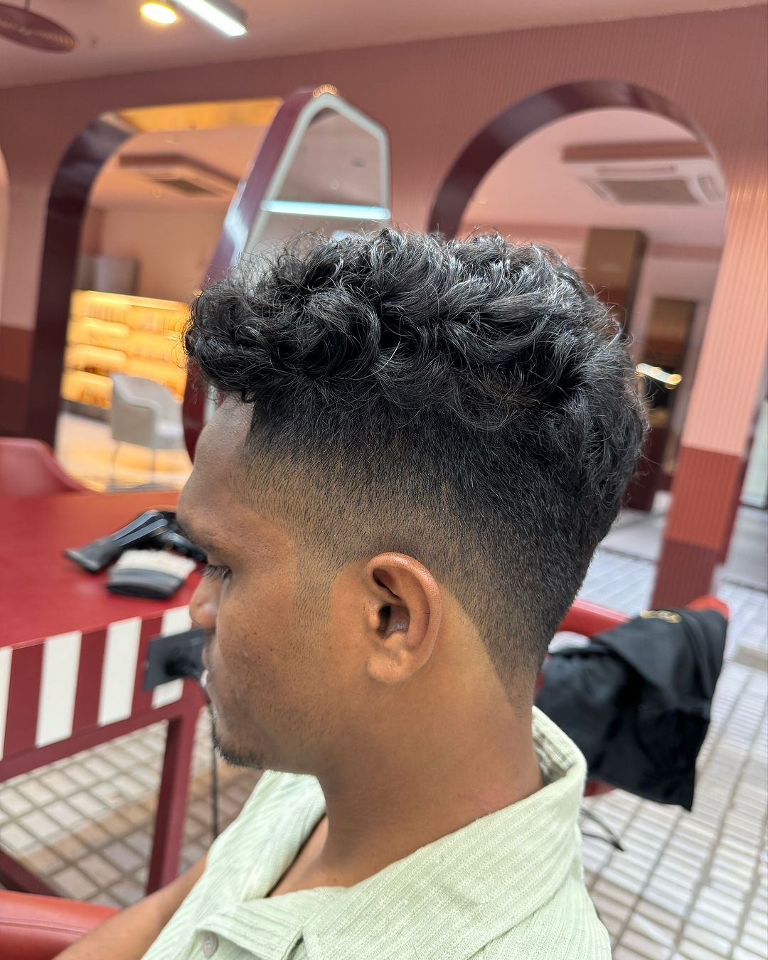 mid taper fade