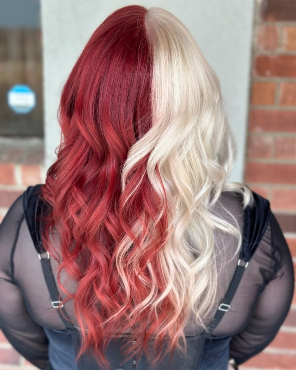 rood en blond haar