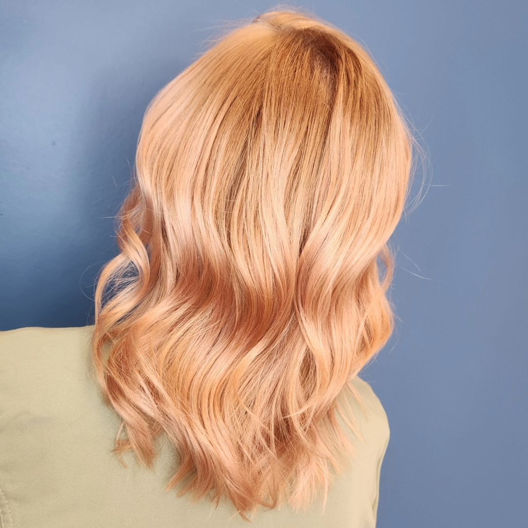 rose gold blonde