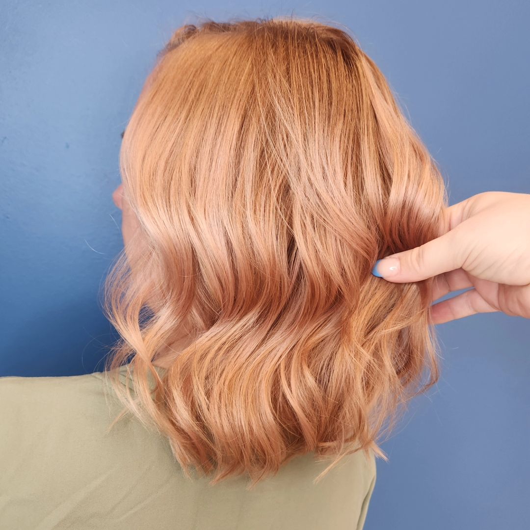 rose gold blonde