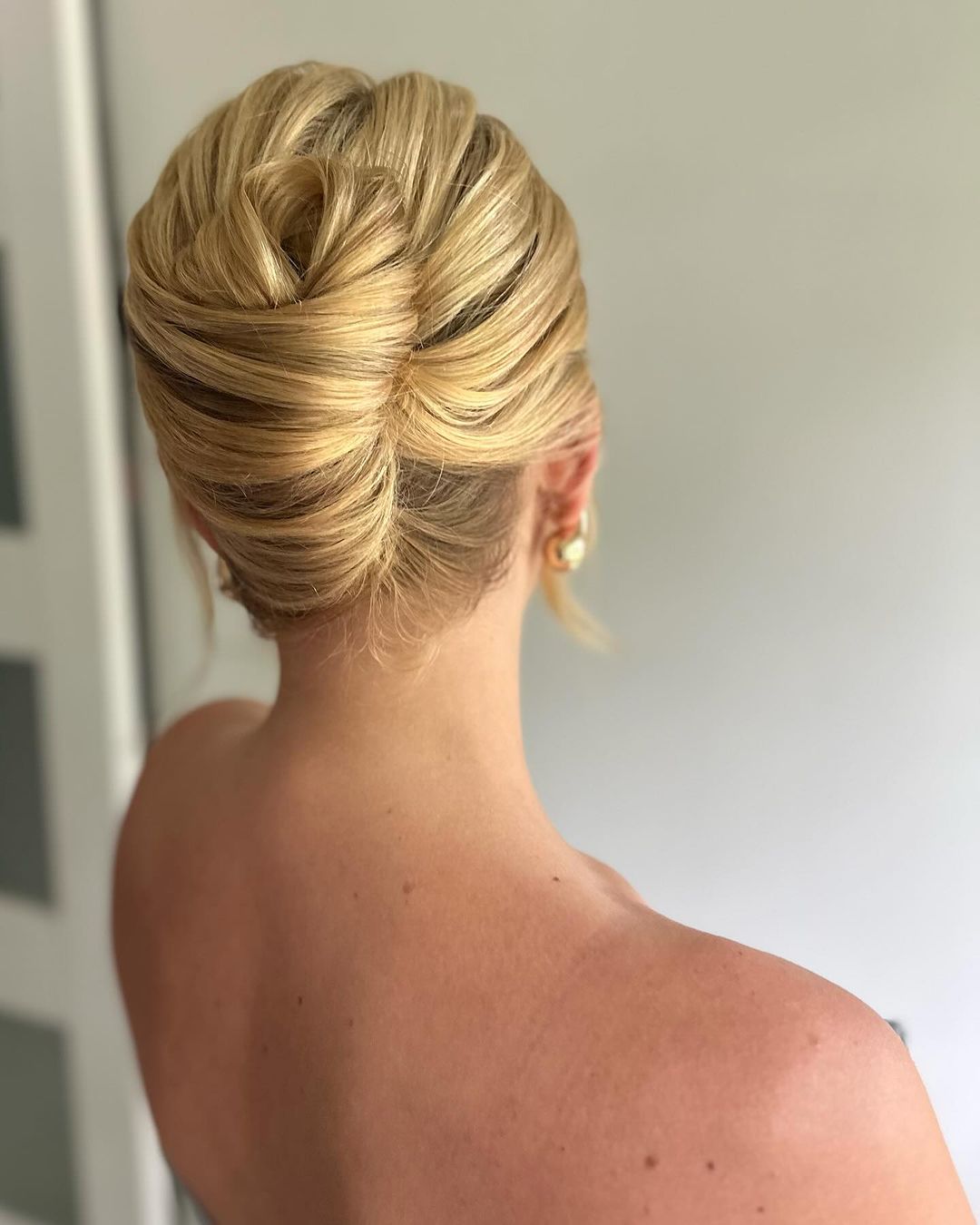 textured french twist