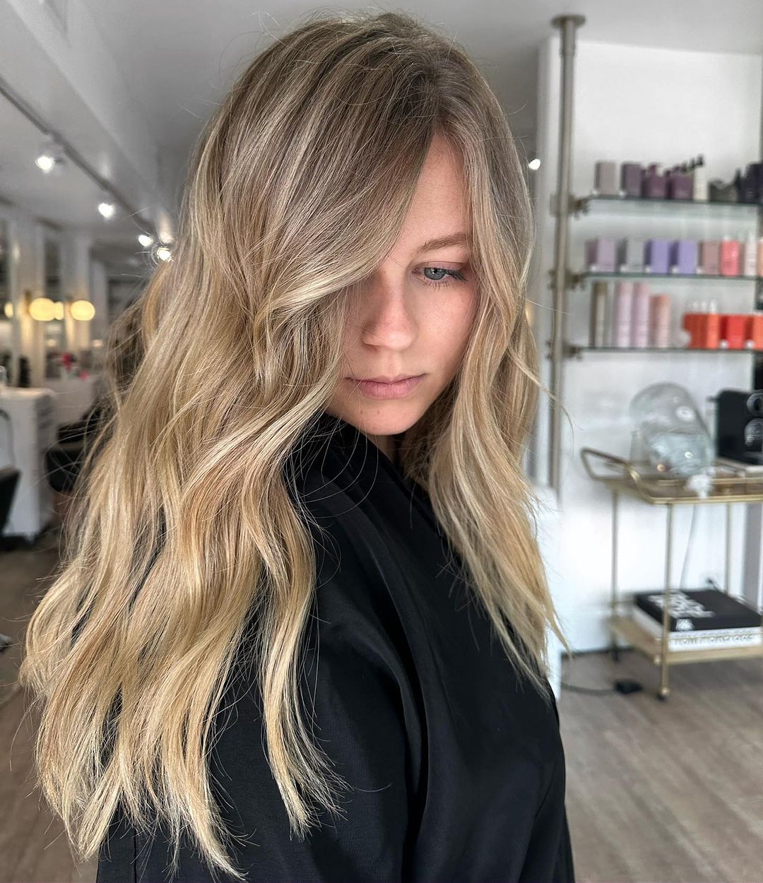 cheveux blonds de blé