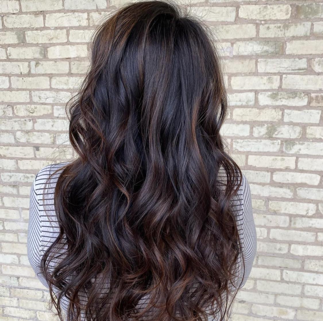 Chocolate Balayage For Dark Hair