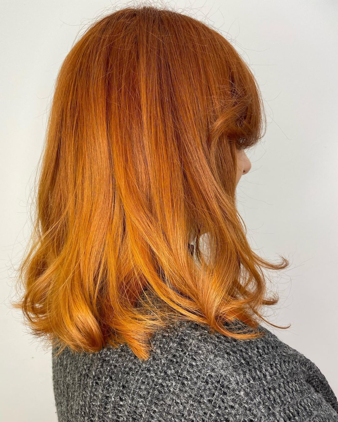 oranje koper ombre