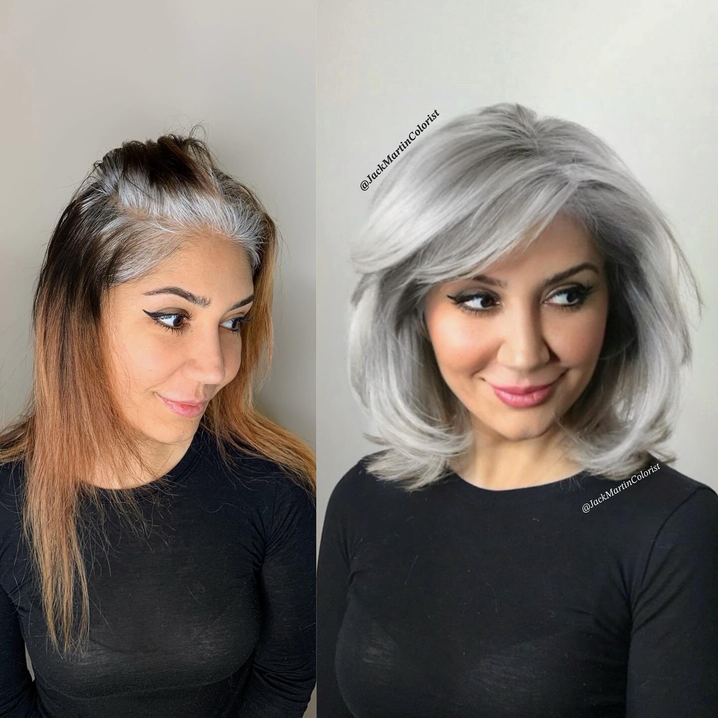 silver gray blending