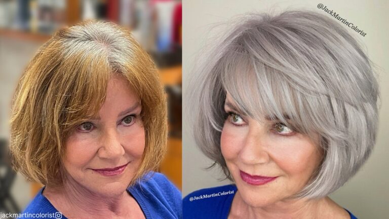 l'estompement naturel des gris pour les femmes de plus de 50 ans