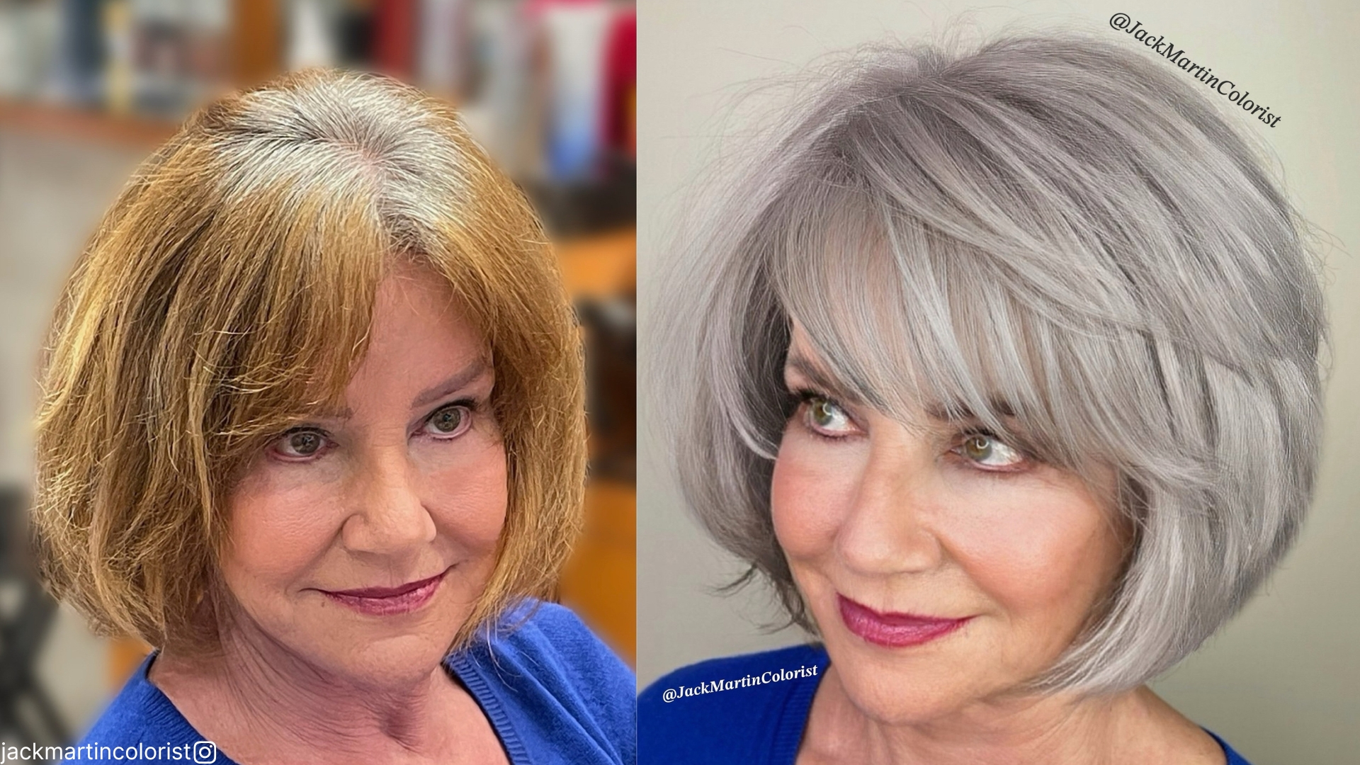 12 Incredible Before And After Pics Of Natural Gray Blending For Women Over 50