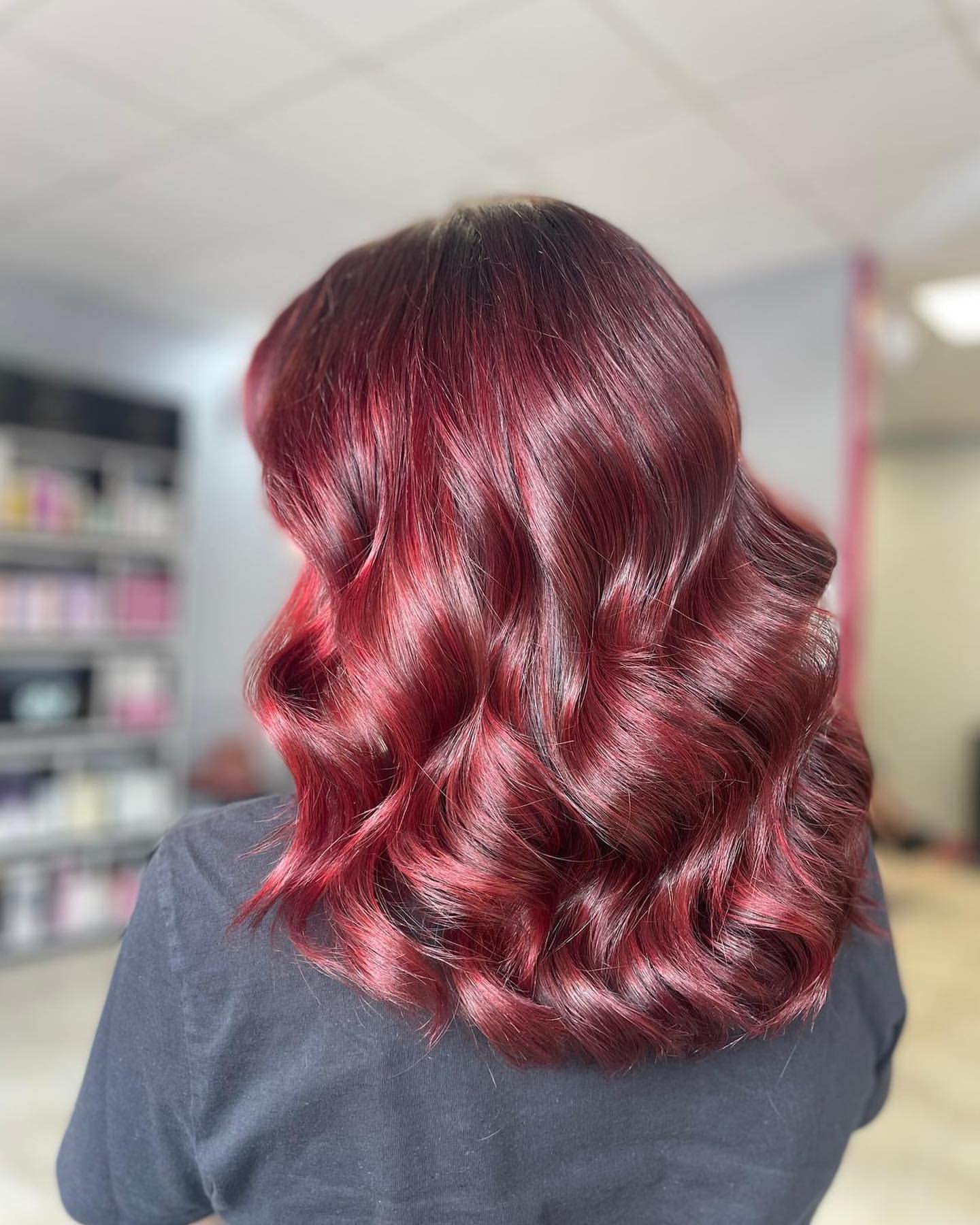 shiraz red hair