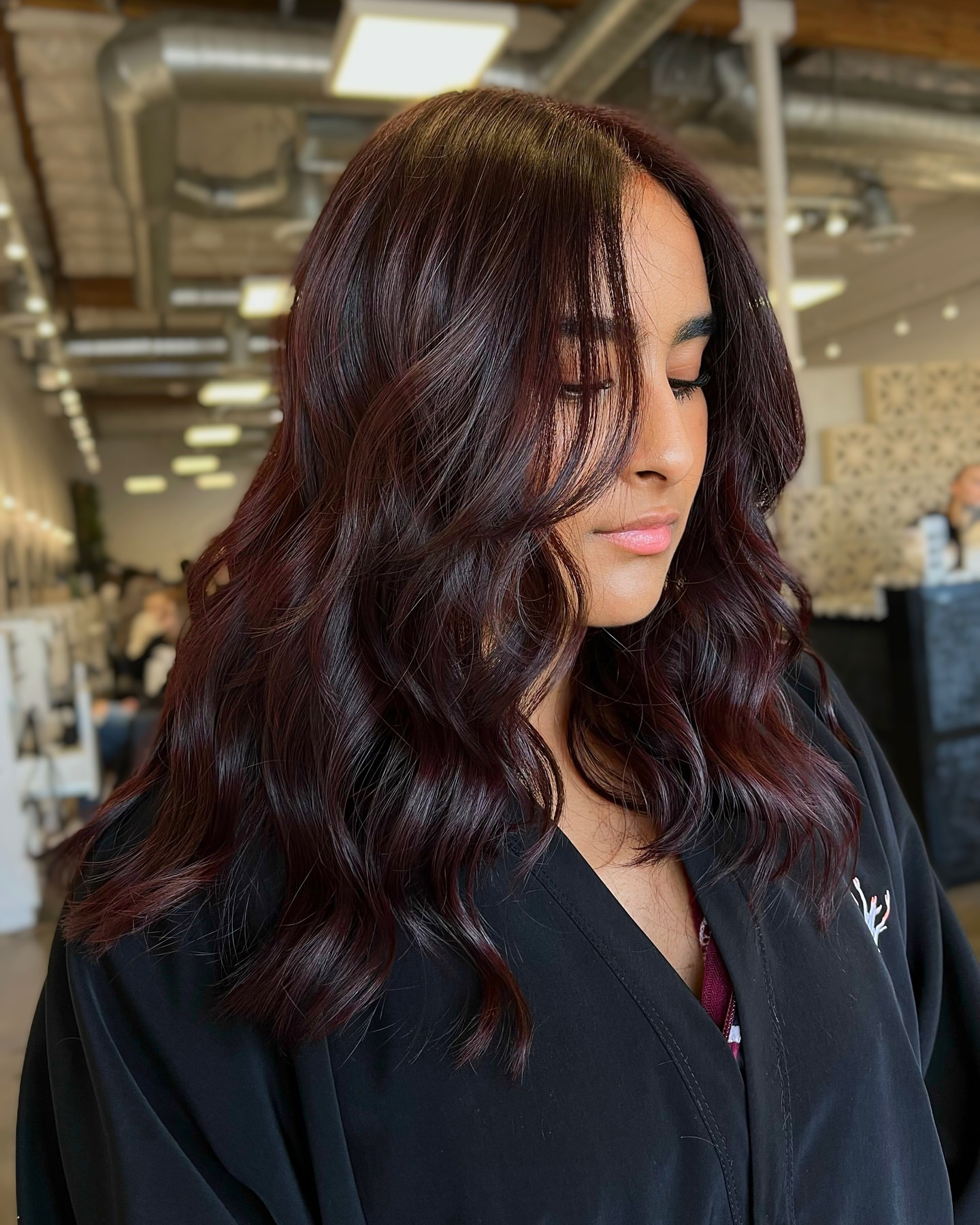 cheveux roux cerise cola