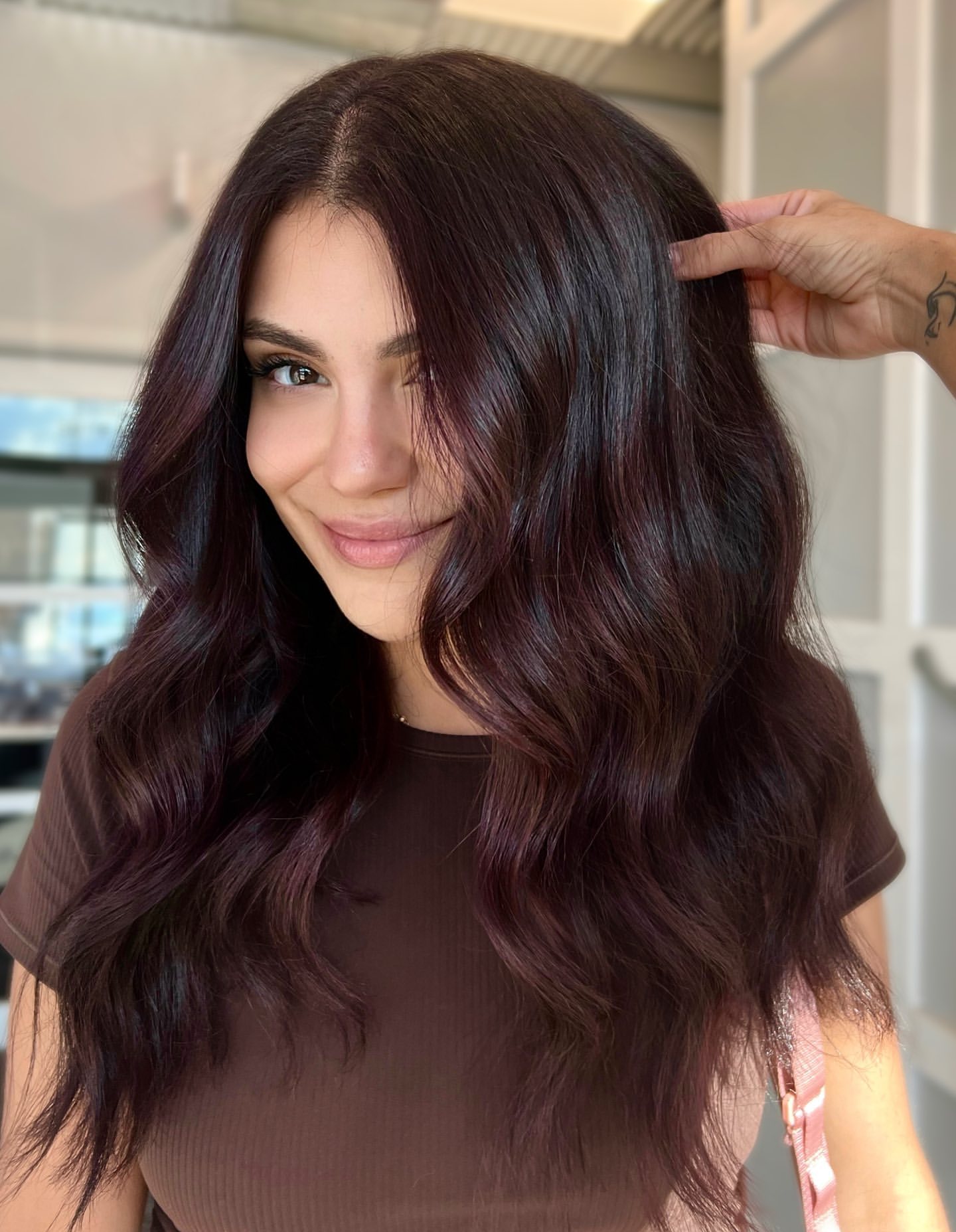 cheveux roux au cherry cola