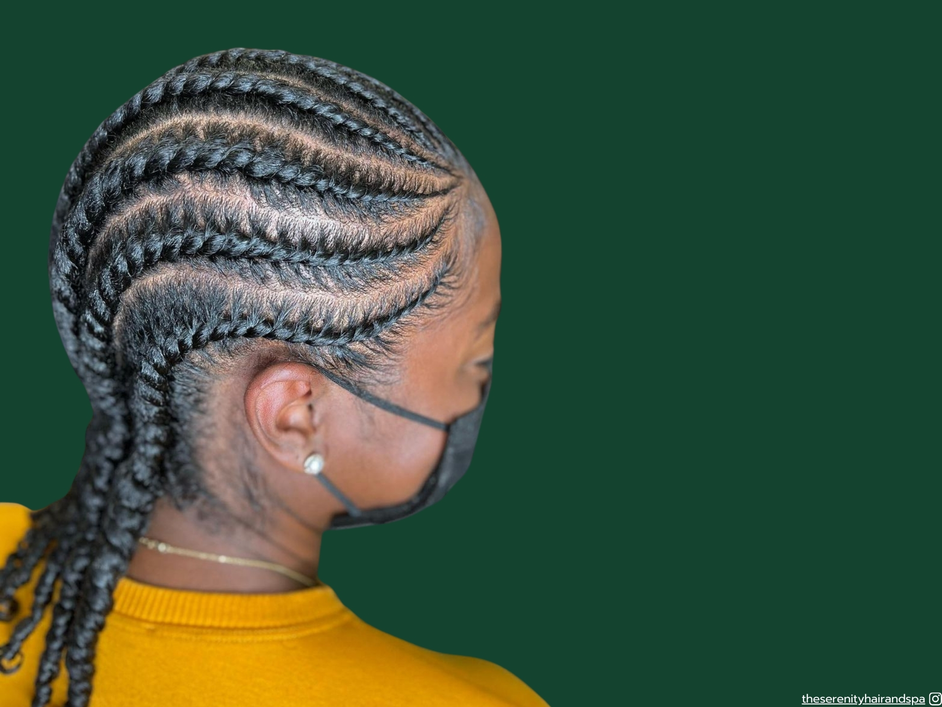 natural hair flat twist