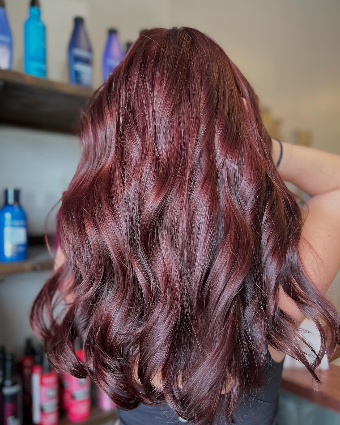 cherry cola red waves