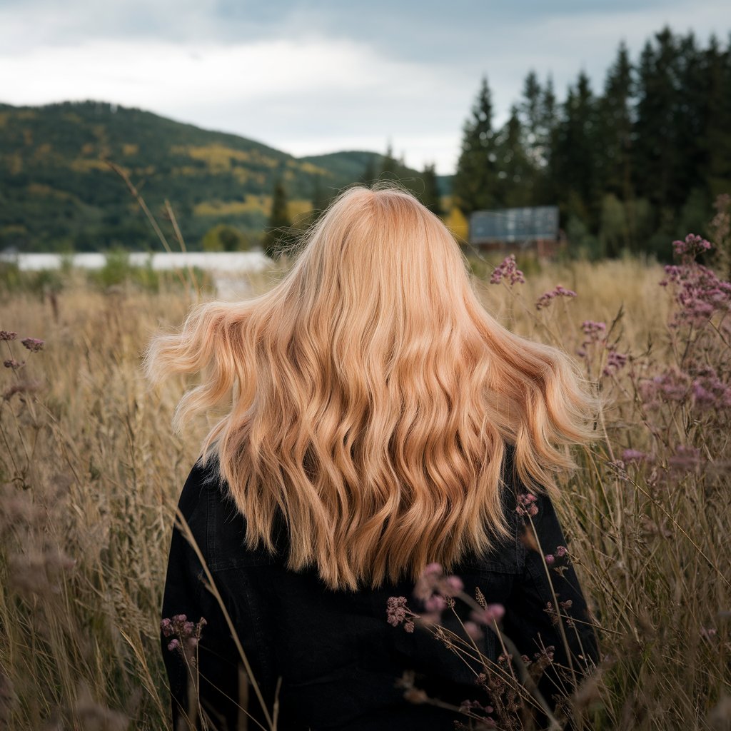 2024 Strawberry Blonde Cor do cabelo na moda para o outono 