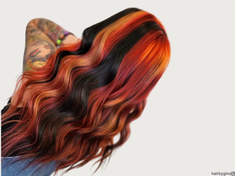 fall inspired hair color