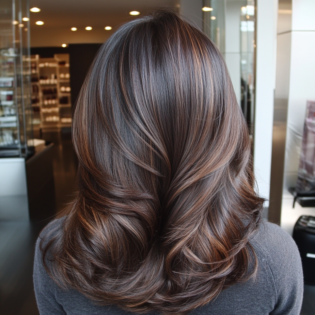 Mechas de chocolate suave