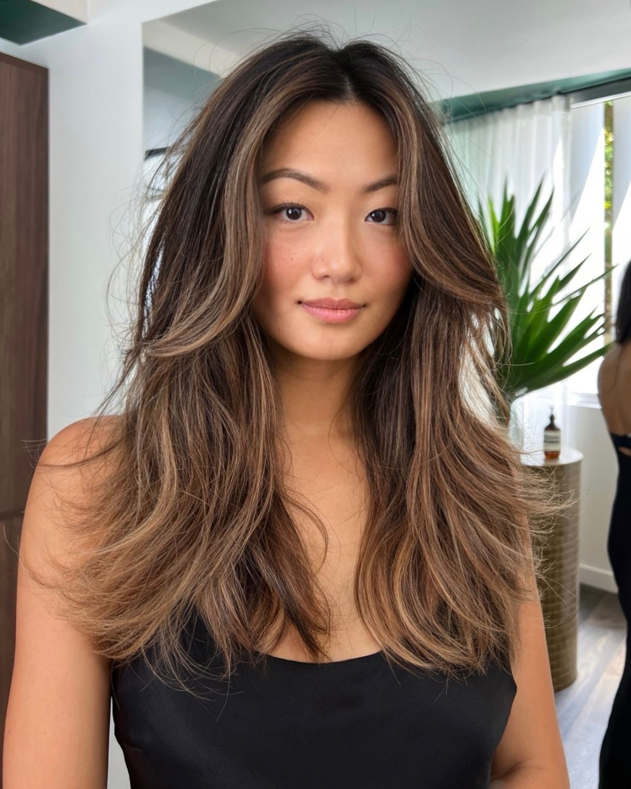 brunette balayage