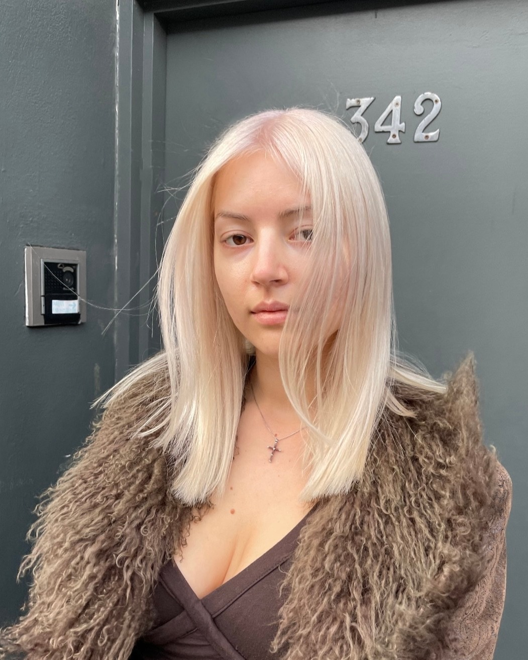 rose bleach blonde