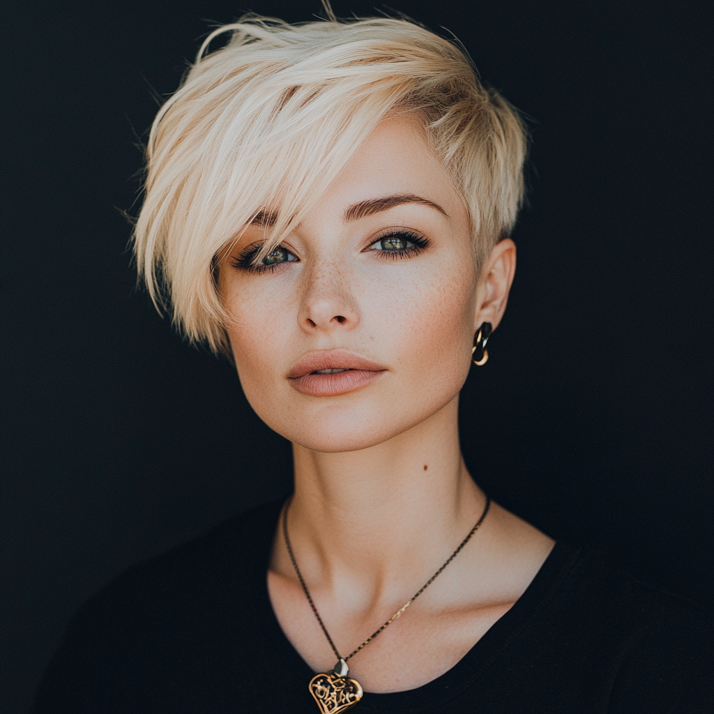 coupe pixie asymétrique