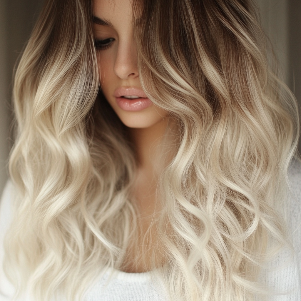 beige rubio ombre