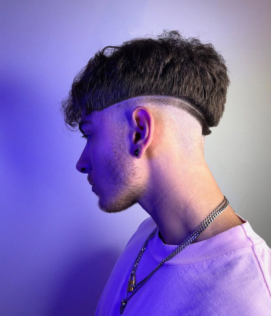 bowl cut with design