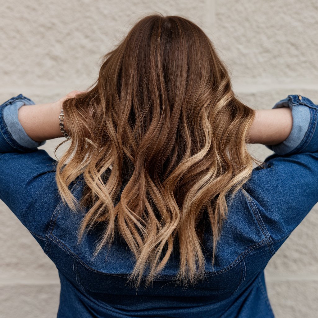 Caramel Brown Ombre Hair