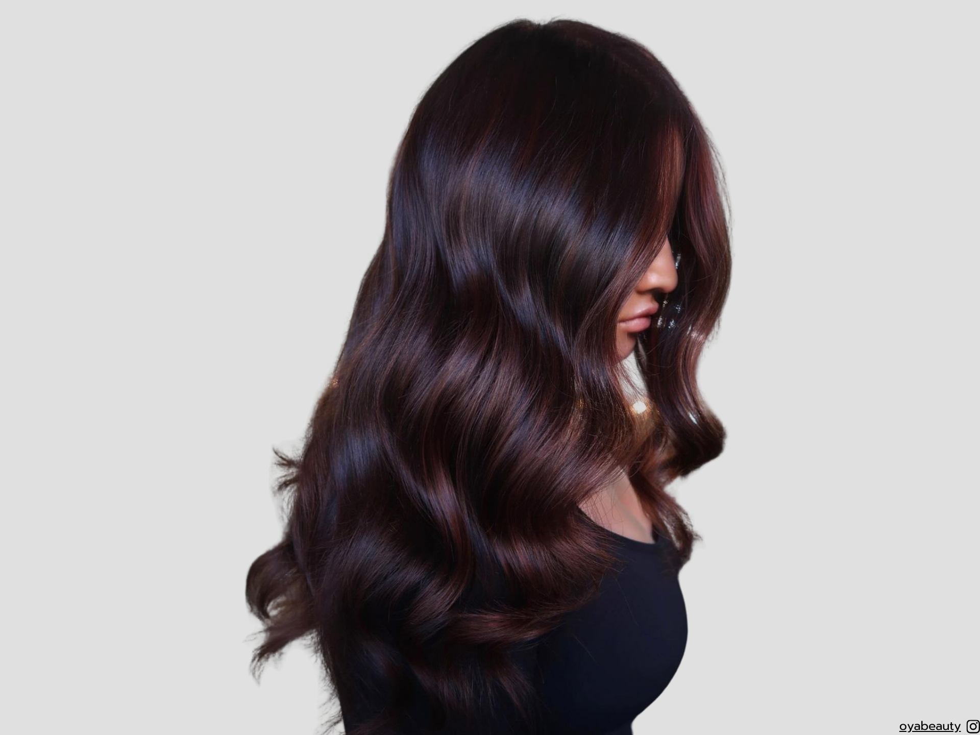 Dark Brown Hair With Red Undertones Is The Hottest Warmed-Up Style Of 2024