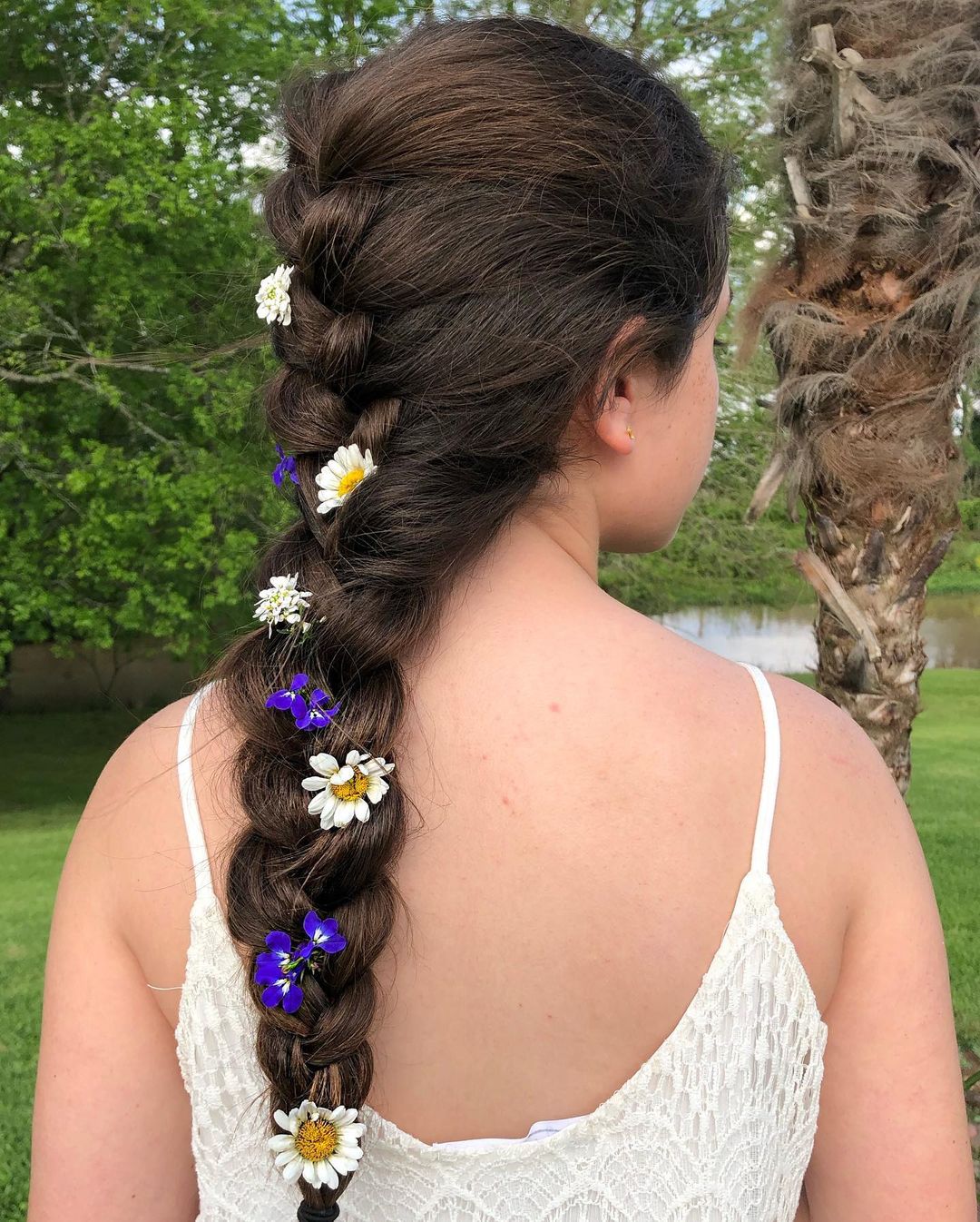 Penteado com trança fácil 