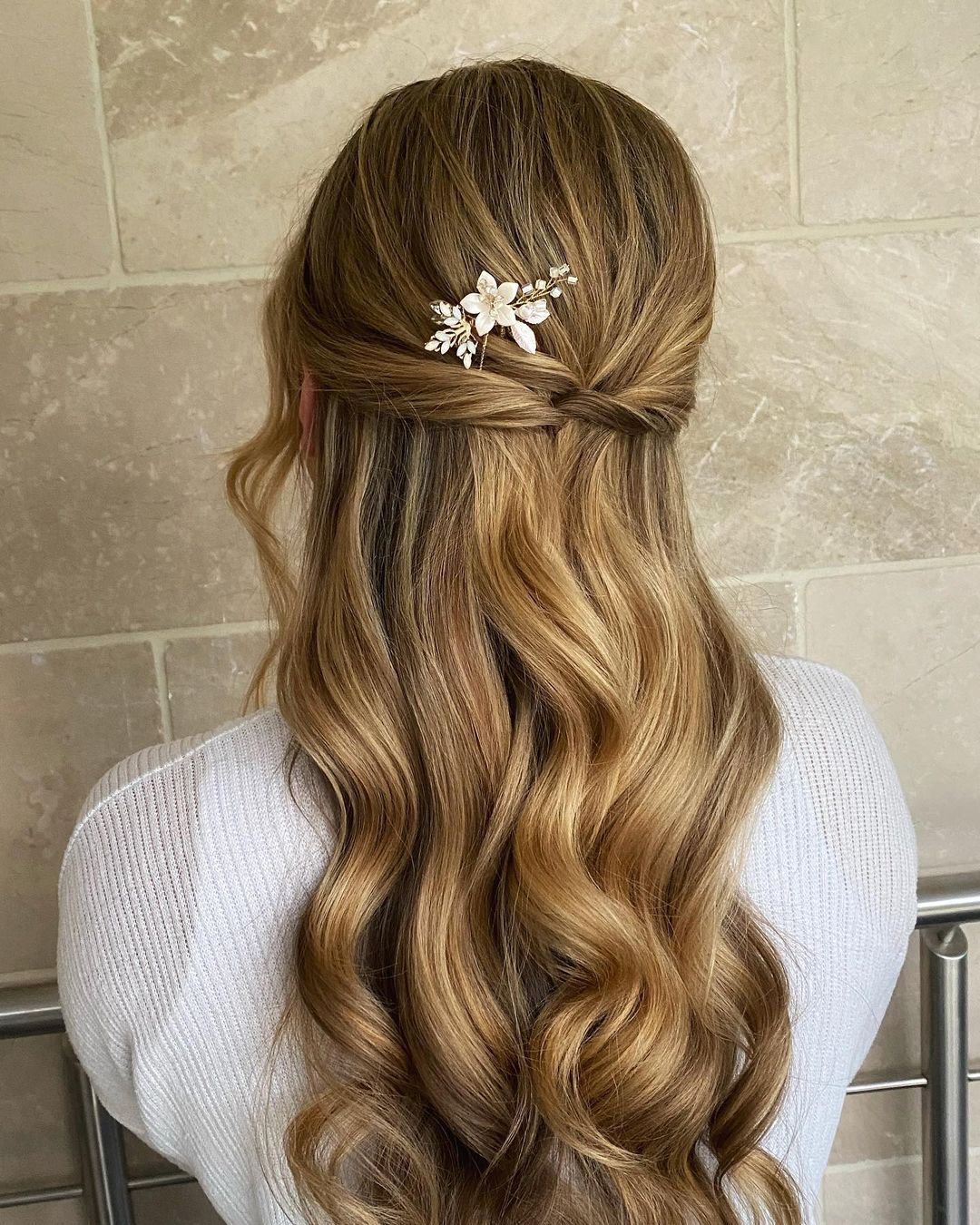 Penteado fácil para o casamento 