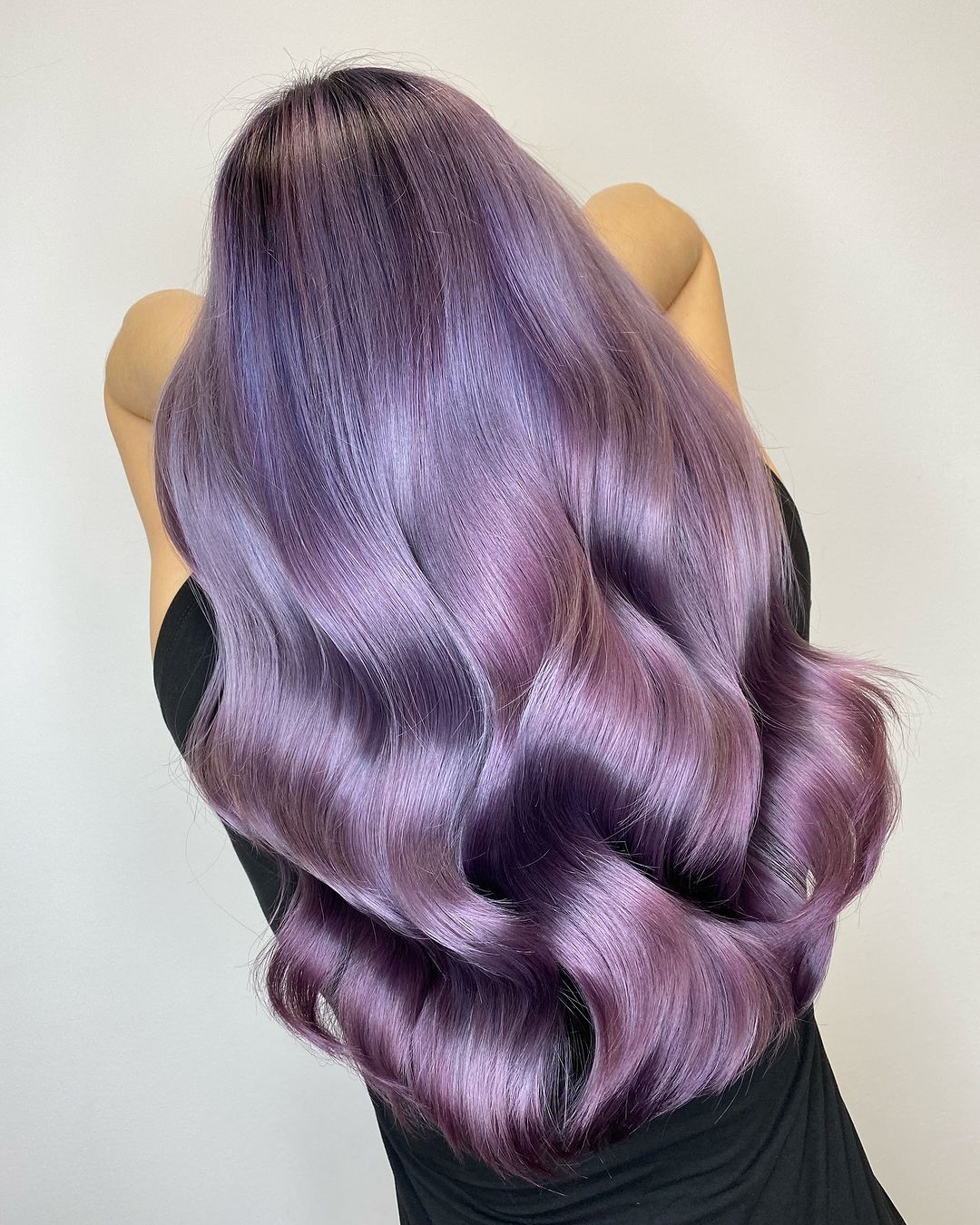 fantasy lilac hair color