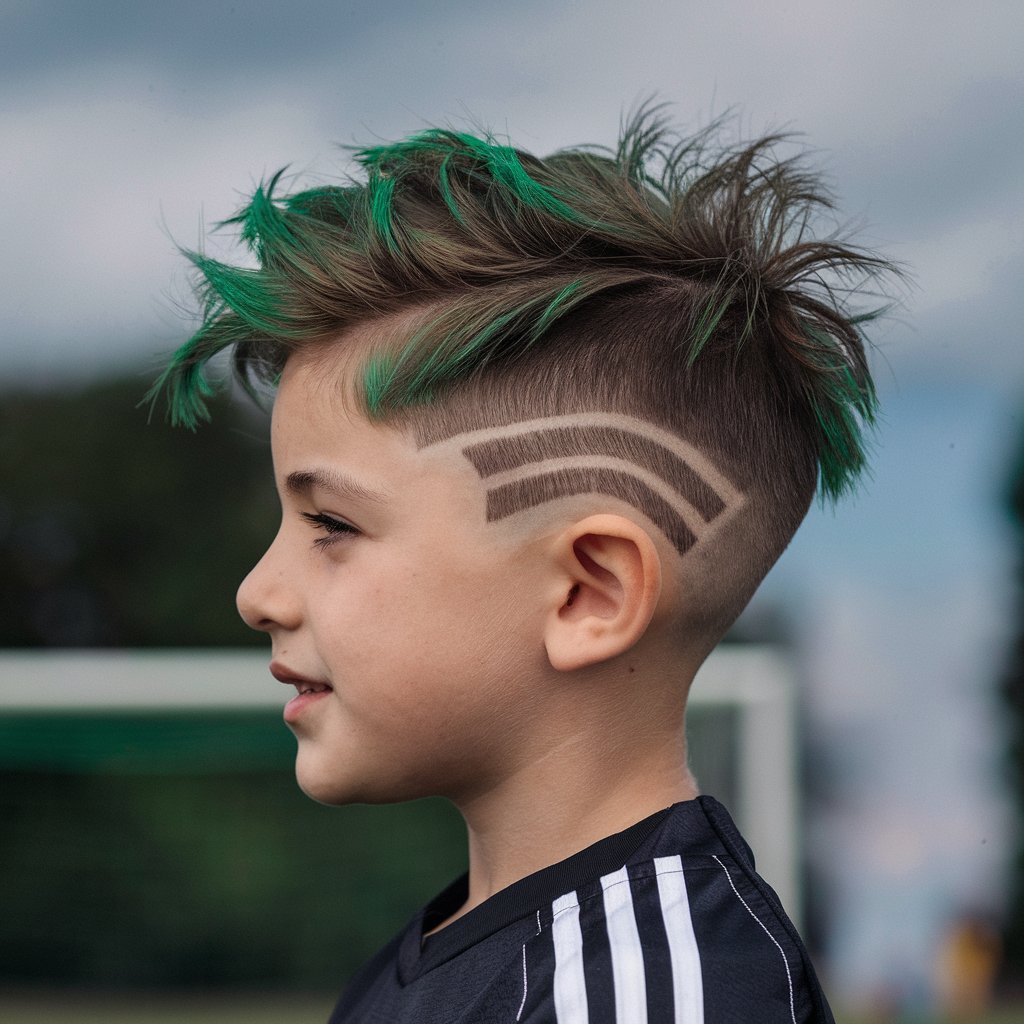 Football Inspired Hair
