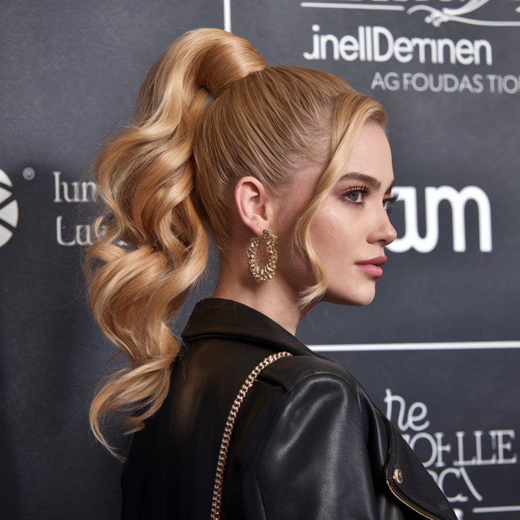 Glam High Ponytail