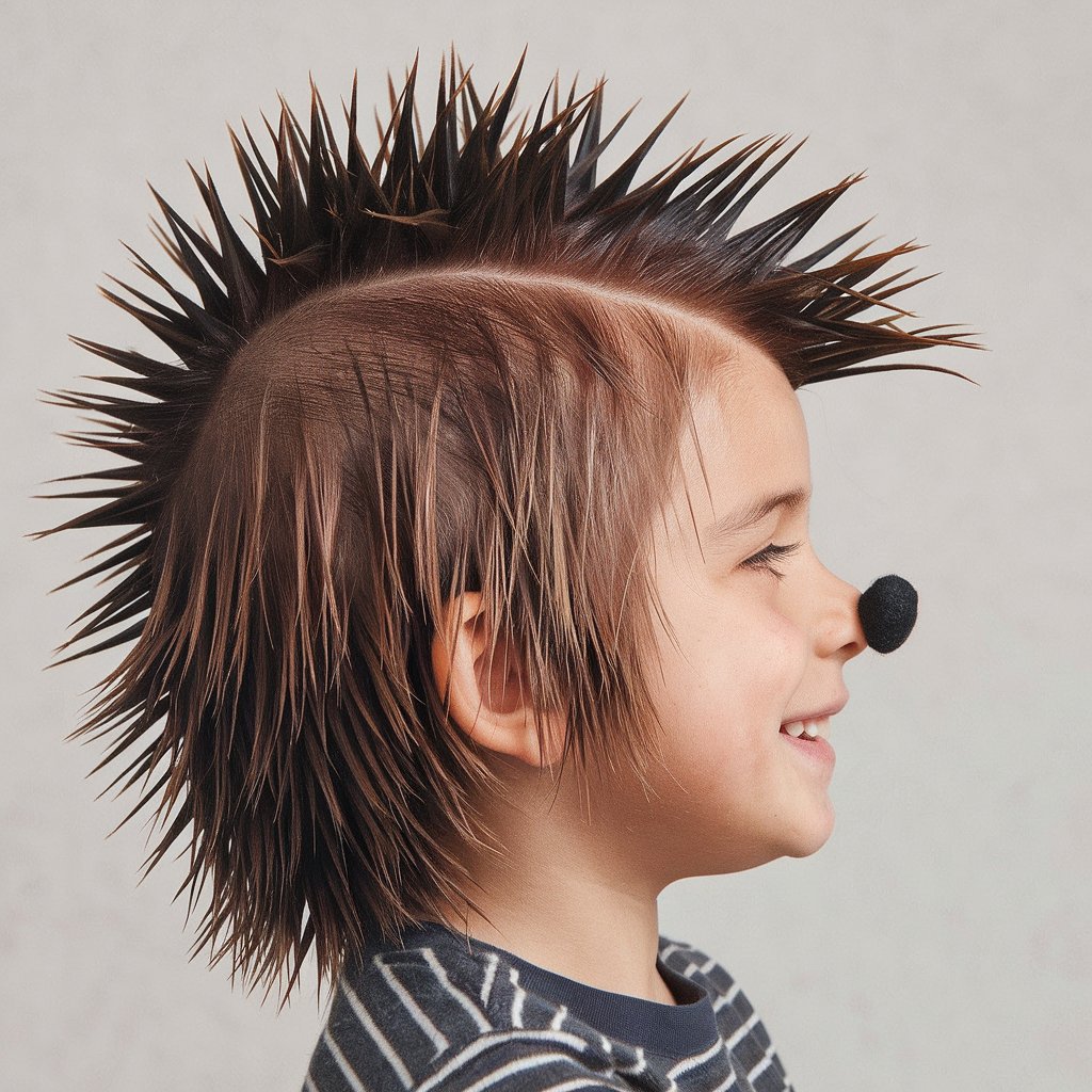 Hedgehog Hair Inspired Idea
