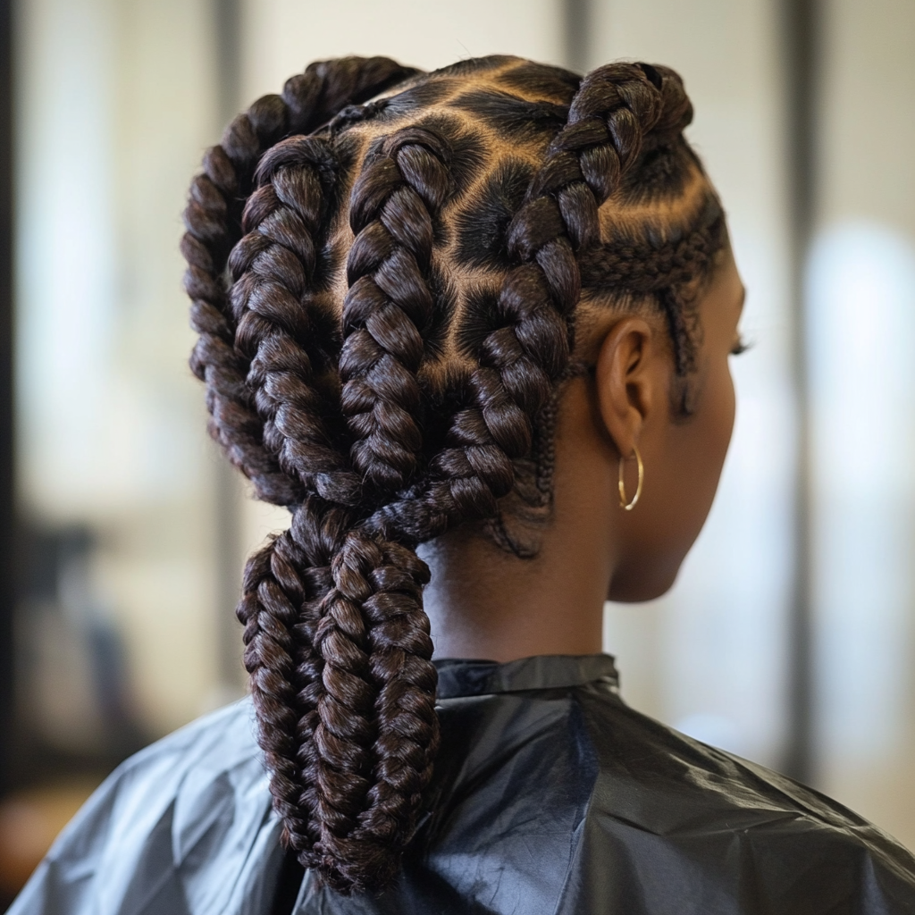 trenzas de caja jumbo