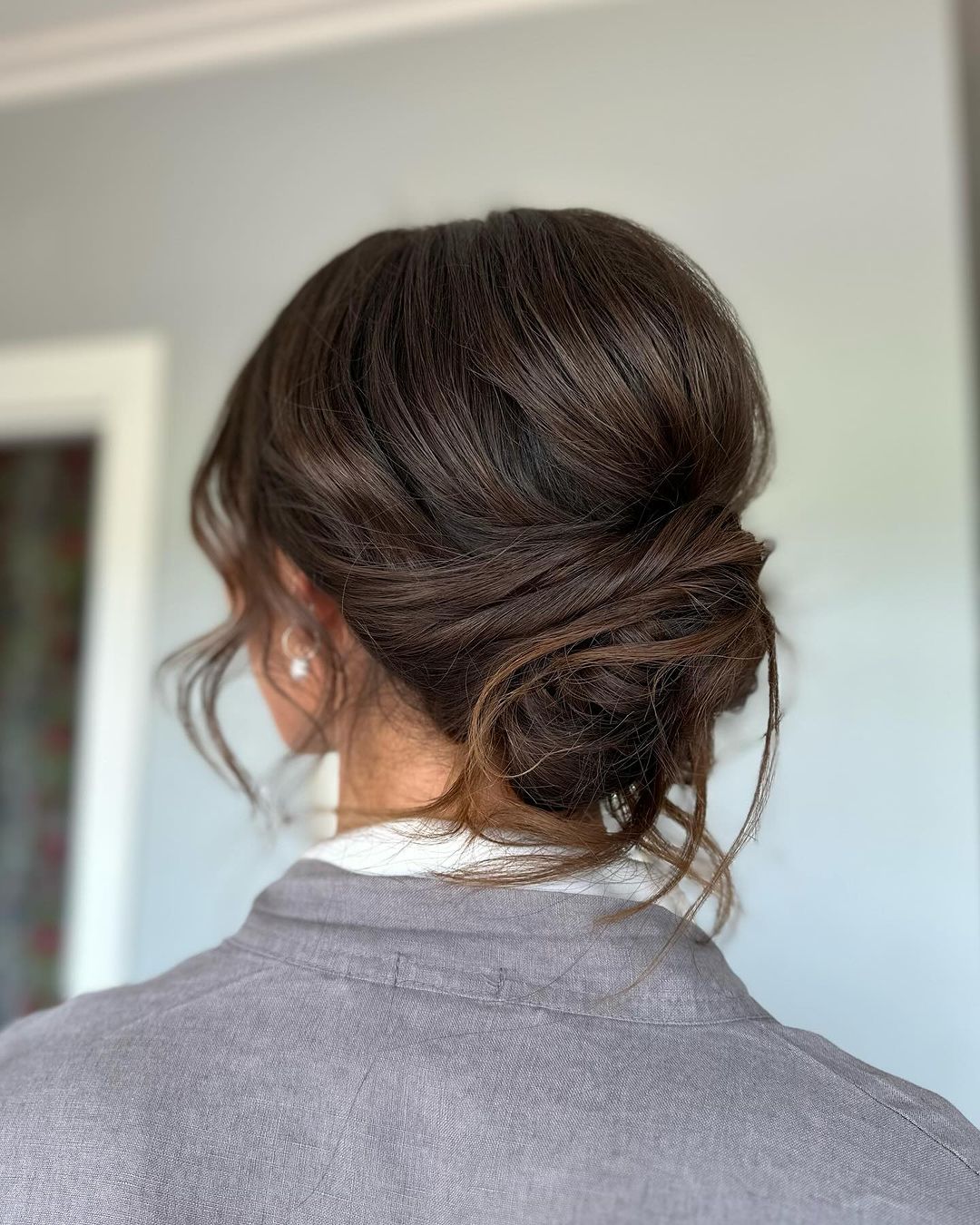 penteado de inverno desarrumado