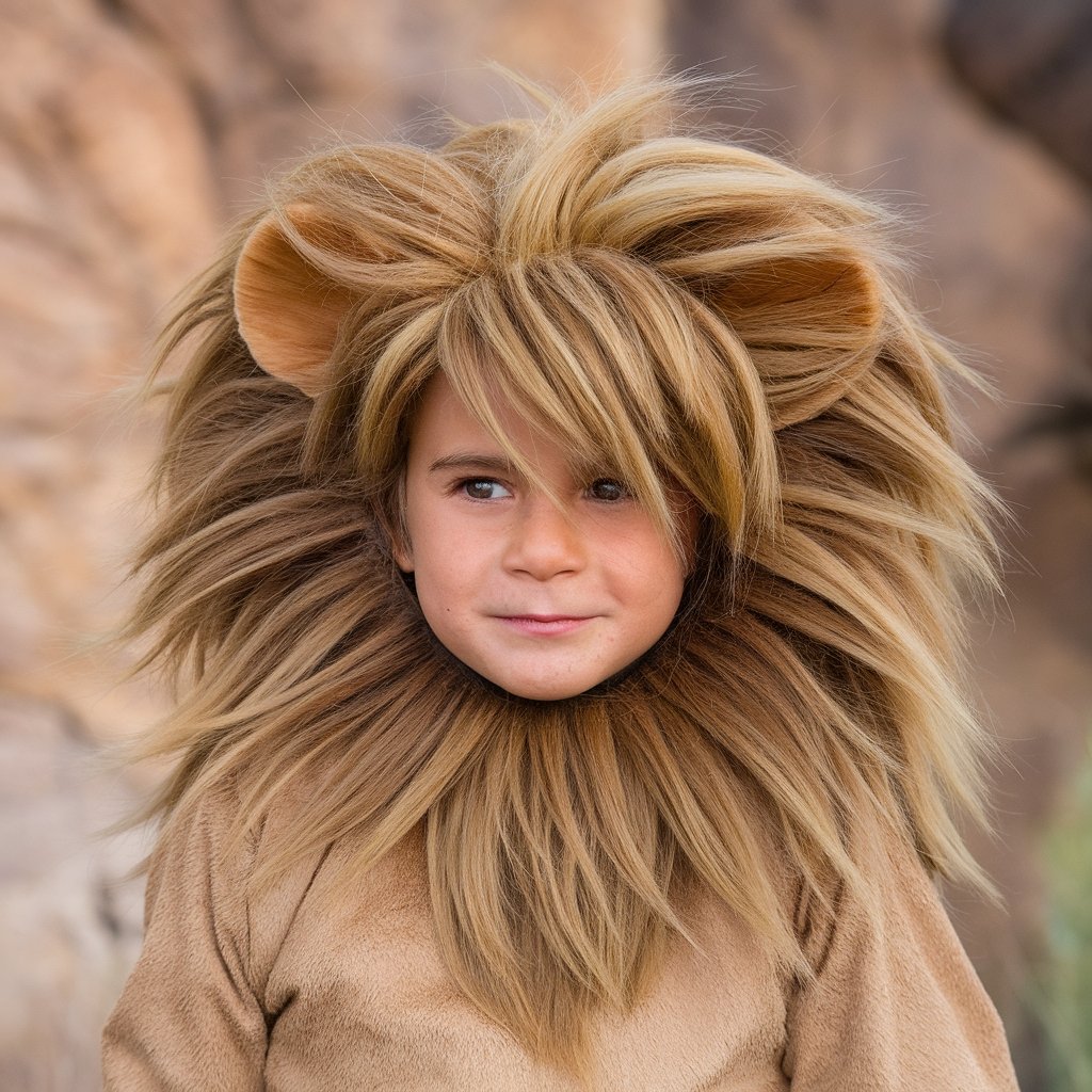 Lion's Mane Halloween Crazy Hair
