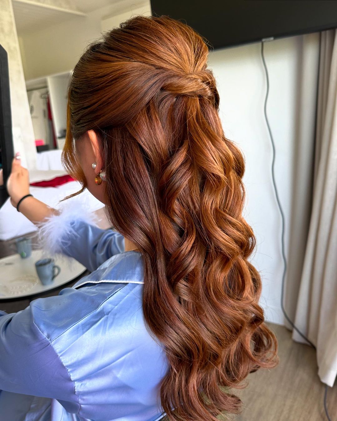 Soft Half Updo