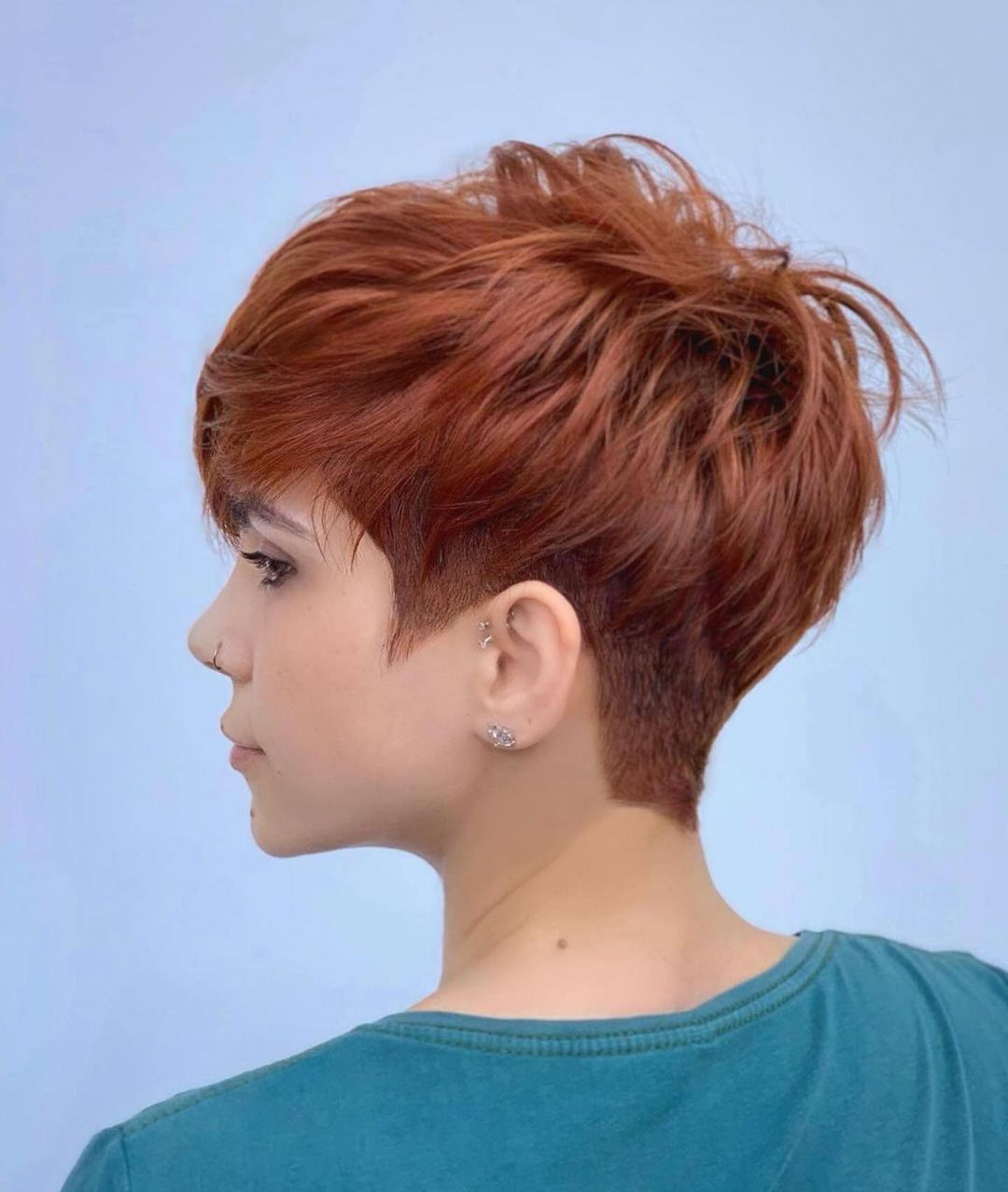 coupe de cheveux pixie texturée