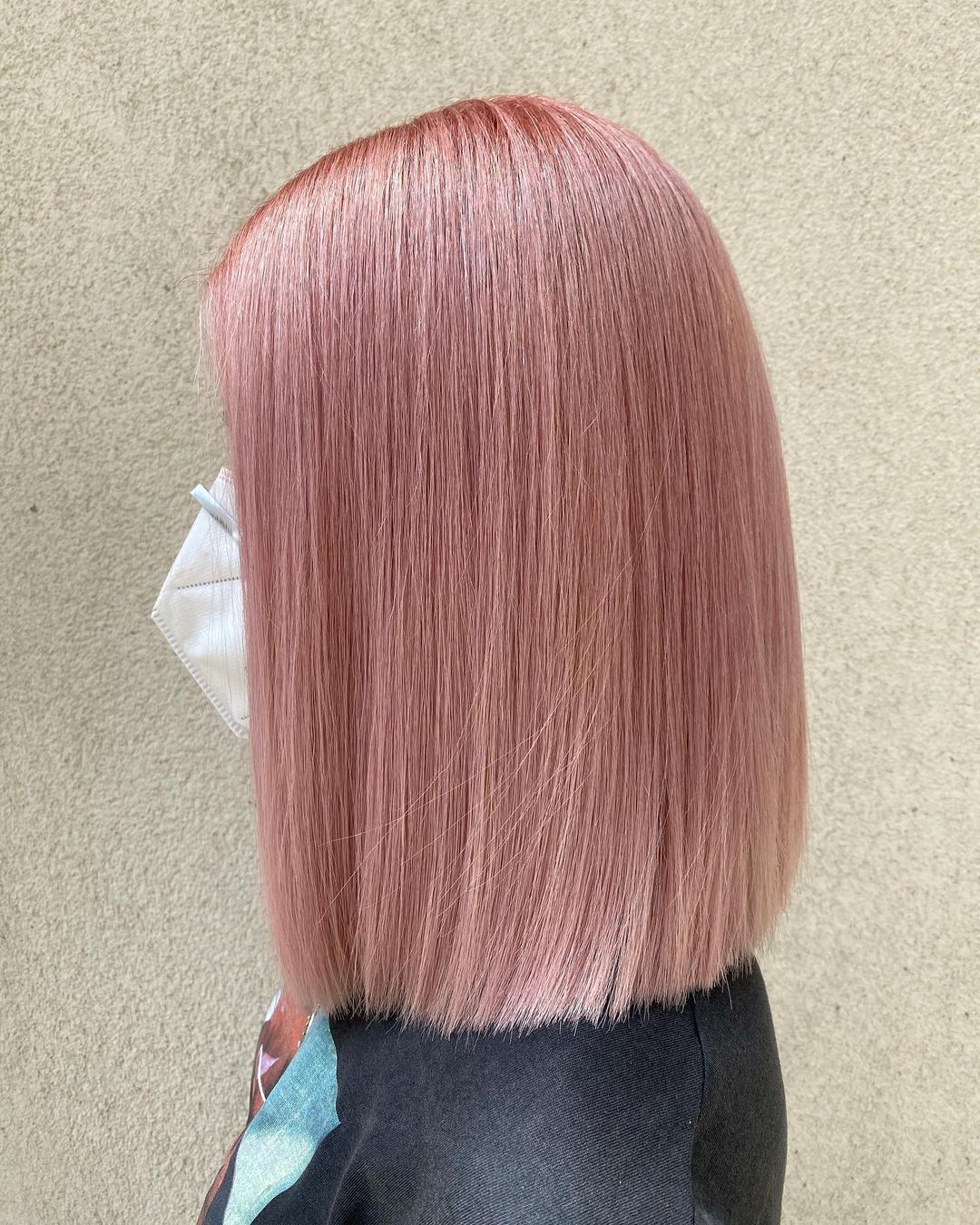 amber blonde with strawberry undertones