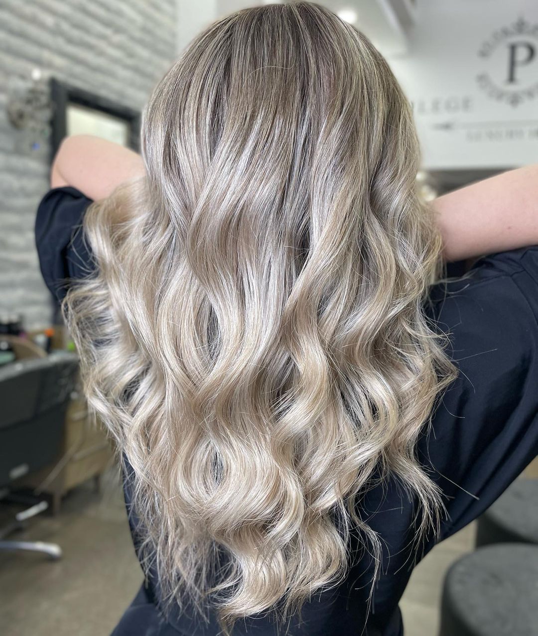 blond platine cendré