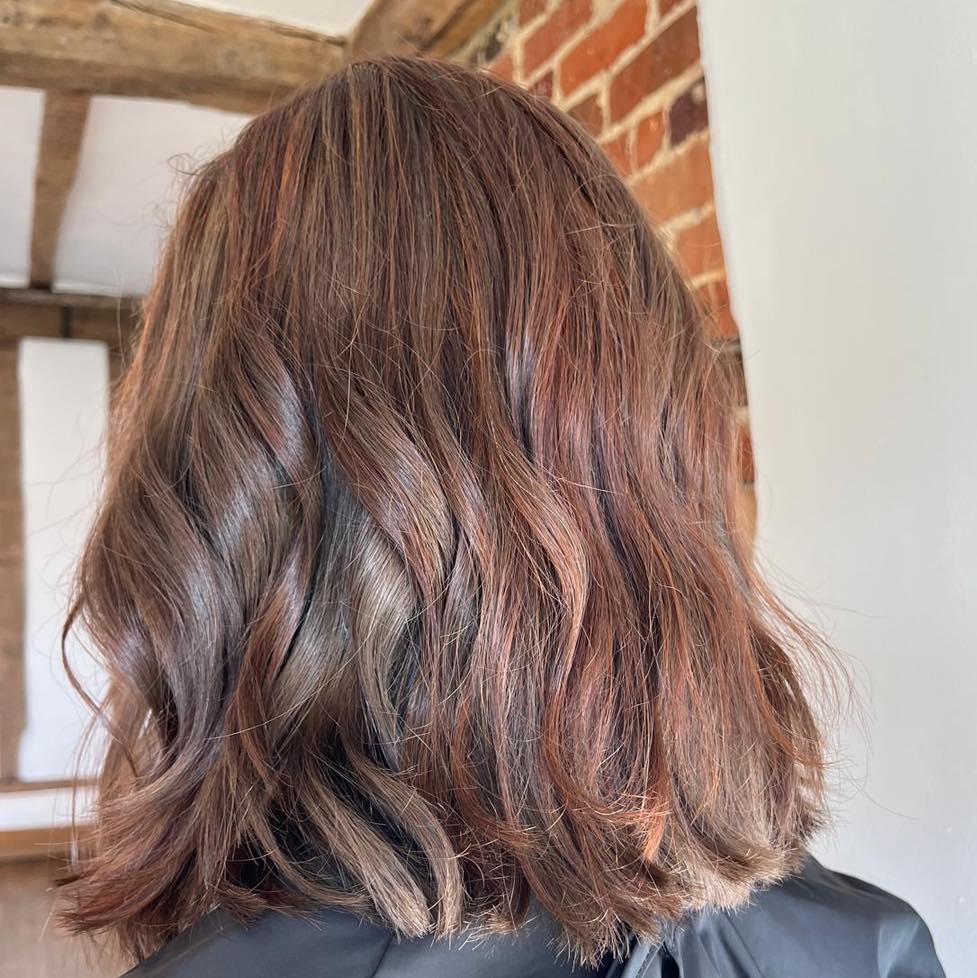 auburn copper chestnut hair