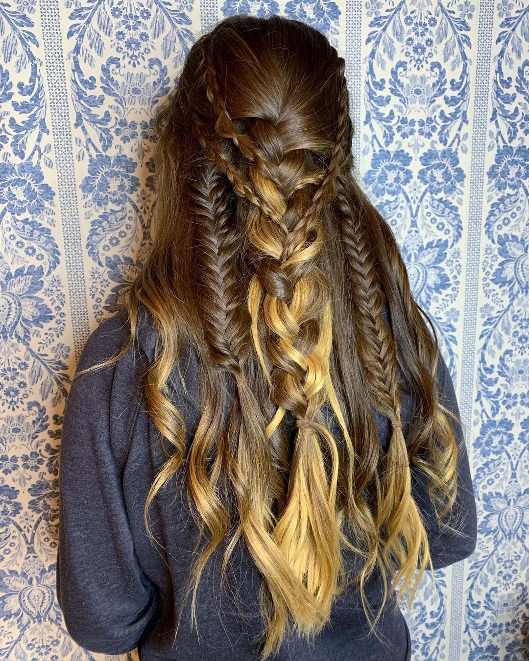 boho braided hairstyle