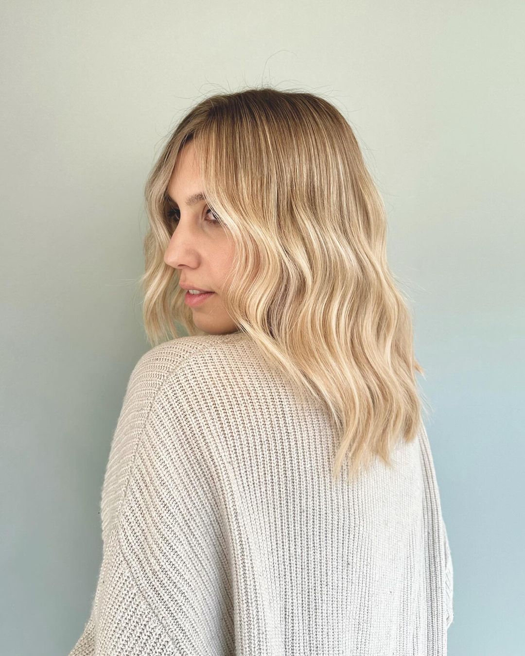 cashmere blonde color melt