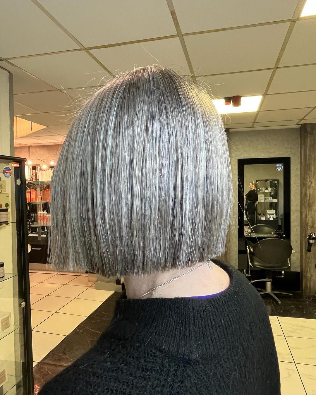 classic grey bob