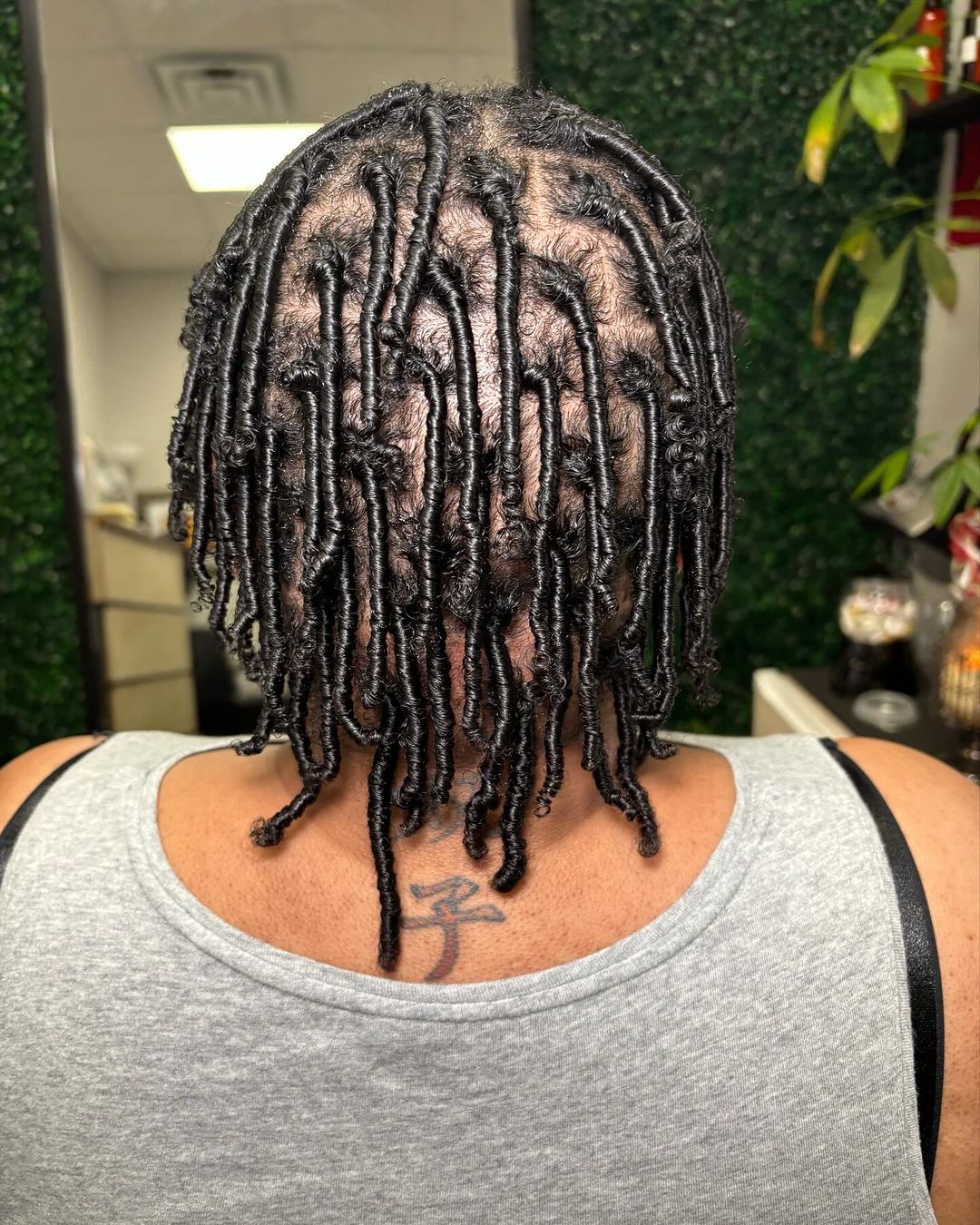 comb coils starter locs hairstyle