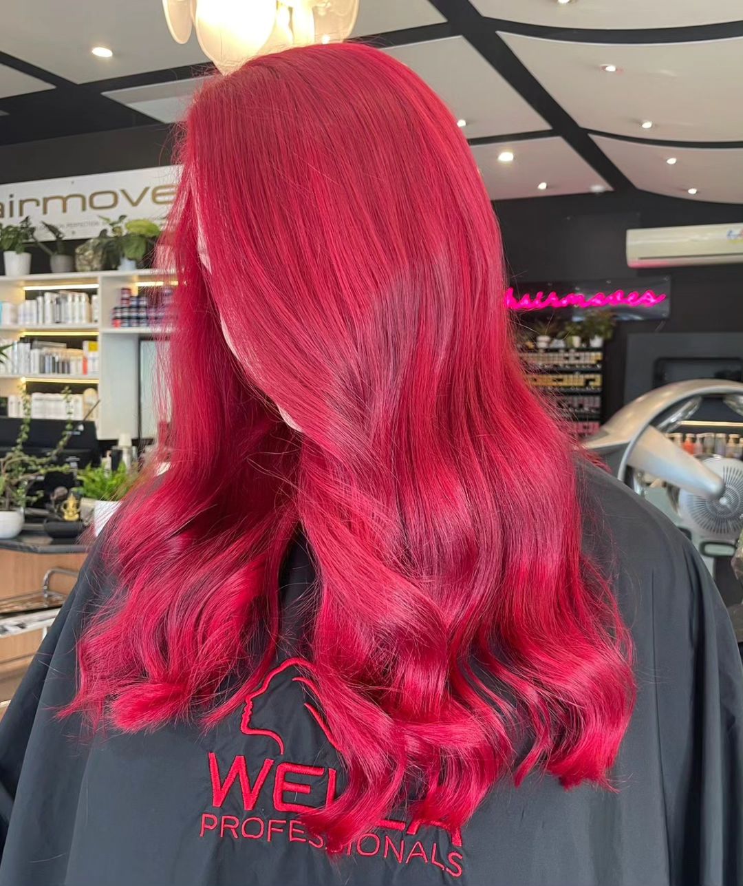 fiery red velvet hair