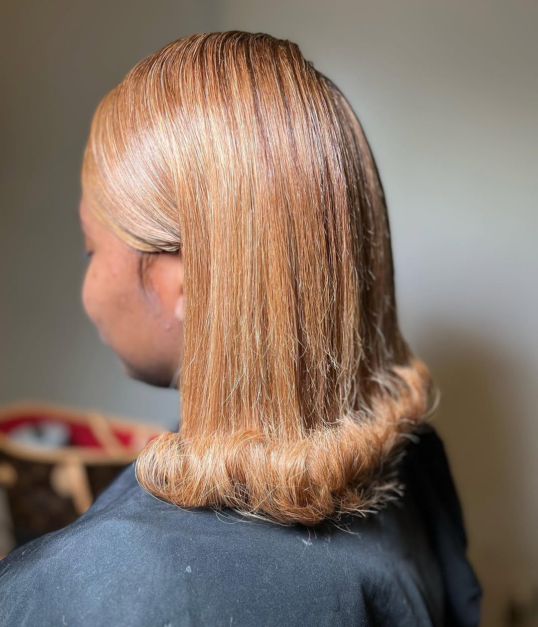 tissage rapide de longueur moyenne avec paillettes