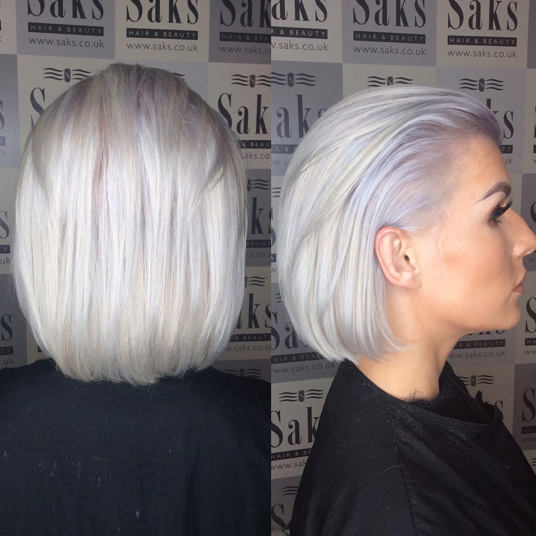 grey silver bob