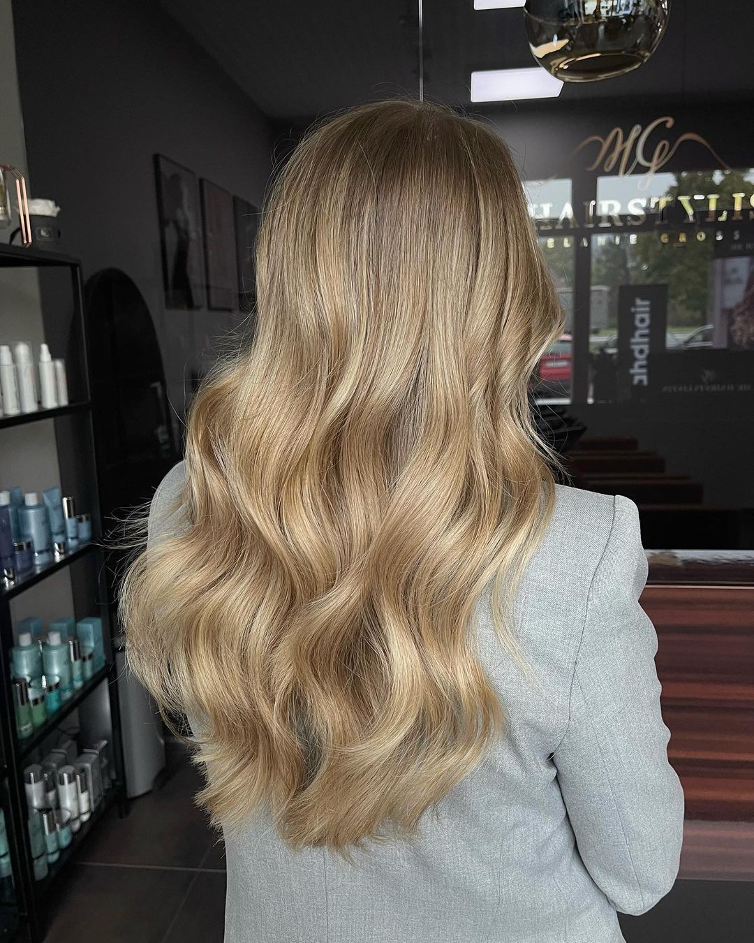 honingblonde balayage