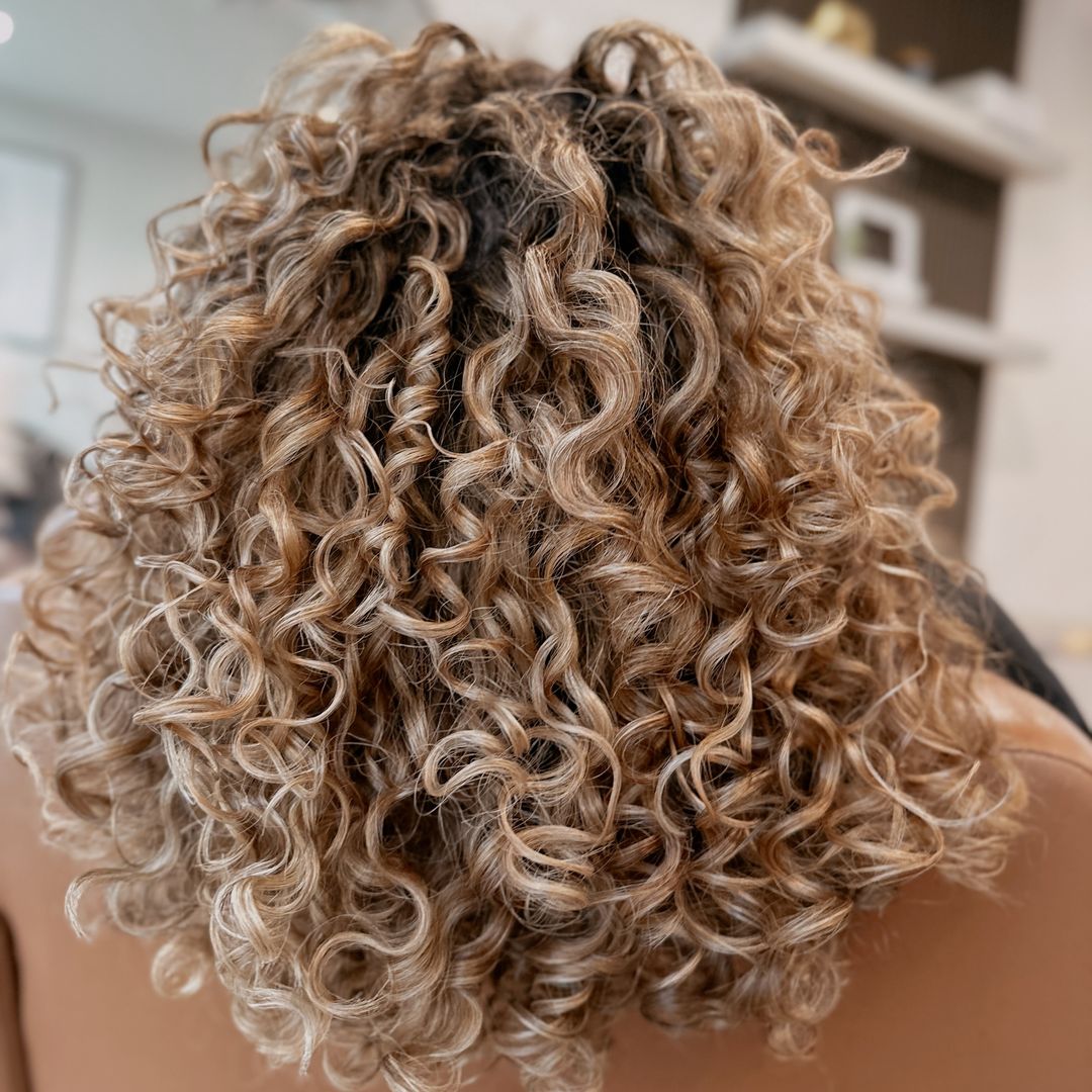 honey blonde highlights