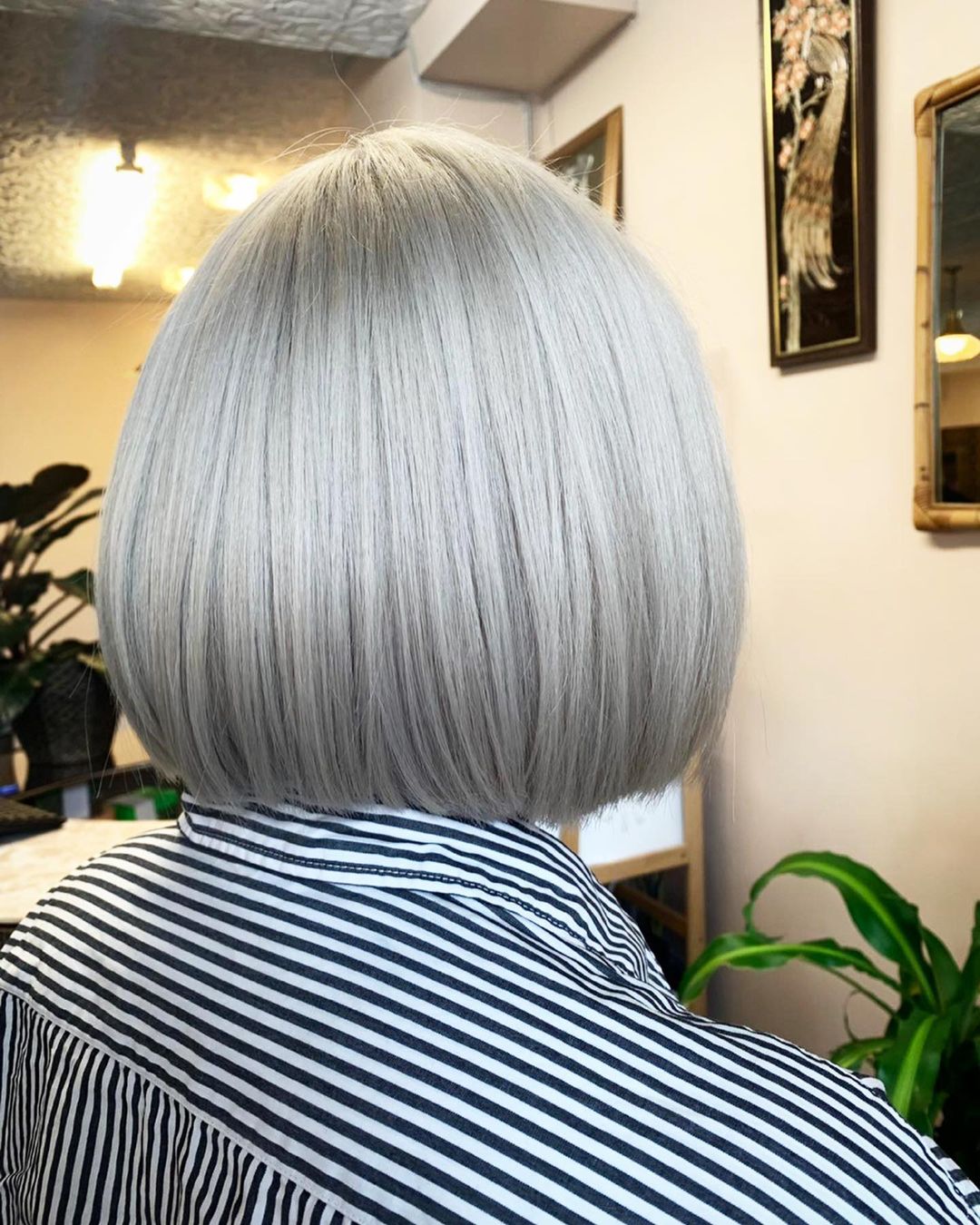 icy grey bob